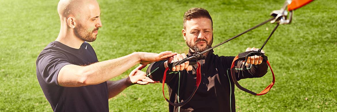 Arne Siebert beim Training